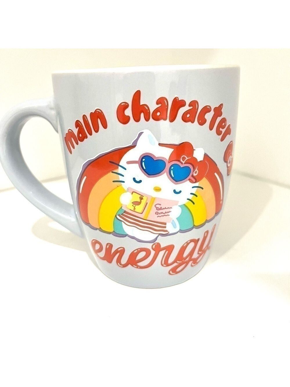 Hello Kitty by Sanrio 25 oz Main Character Energy Ceramic Mug New!